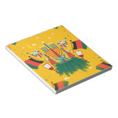 Bloc-note Kwanzaa jaune (Incliné)