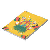 Bloc-note Kwanzaa jaune (Tourné)