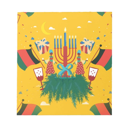 Bloc-note Kwanzaa jaune (Devant)