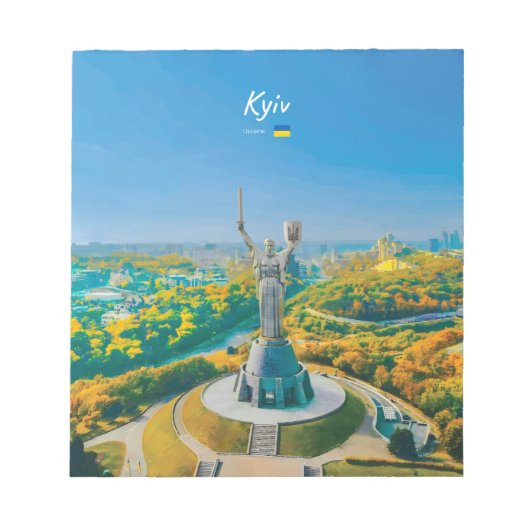 Bloc-note Kyiv, Ukraine - Monument de la mère Ukraine (Devant)