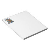 Bloc-note L initial éclairé (Incliné)