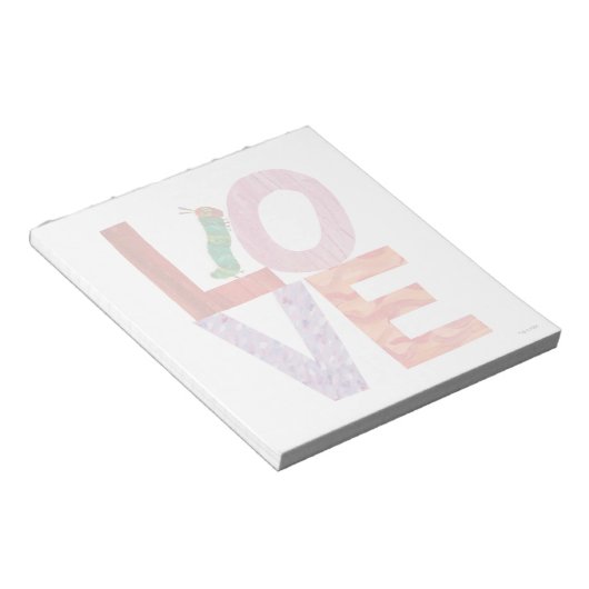 Bloc-note La Caterpillar Très Affamée | AMOUR (Incliné)