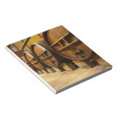 Bloc-note La cave à vin avec de grands vieux coffres en bois (Incliné)