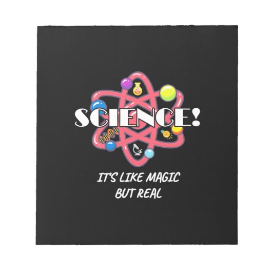 Bloc-note La Chimie De L'Enseignant La Science Est Comme La (Devant)