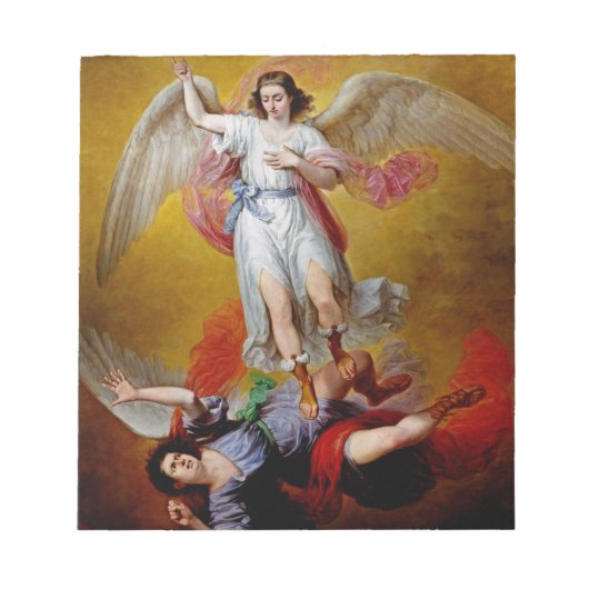 Bloc-note La chute de Lucifer par Antonio Maria Esquivel (Devant)