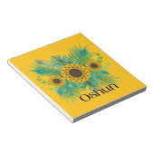 Bloc-note La déesse d'Oshun Tournesols (Incliné)