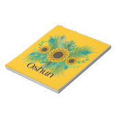 Bloc-note La déesse d'Oshun Tournesols (Tourné)