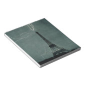 Bloc-note La foudre frappe la Tour Eiffel (Incliné)