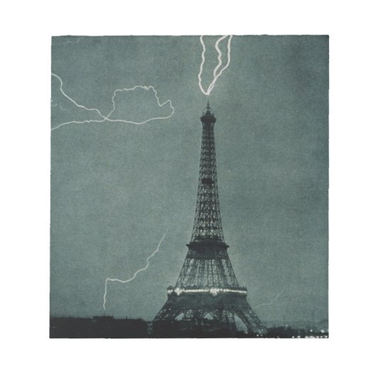 Bloc-note La foudre frappe la Tour Eiffel (Devant)