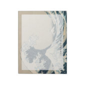 Bloc-note La Grande Vague au large de Kanagawa (Tourné)