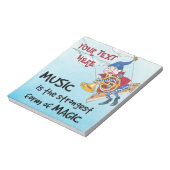 Bloc-note La magie de la coutume musicale (Tourné)