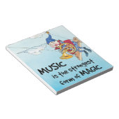 Bloc-note La magie de la musique (Incliné)
