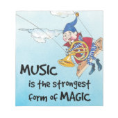 Bloc-note La magie de la musique (Devant)