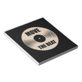 Bloc-note La Musique Déplace Le Beat (Incliné)