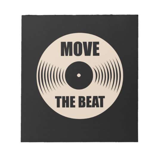 Bloc-note La Musique Déplace Le Beat (Devant)