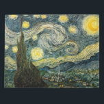 Bloc-note La nuit étoilée de Vincent van Gogh (1889)<br><div class="desc">A Classic 1889 Post Impressionist Painting, artwork that has passed into the public domain and makes wonderful toxits and other products. All of the Fine Art, Vintage Art, Classic Masterpieces, and other Antique Masterworks here at Masterpiece Gallery have been carefully edited and placed on products to provide the meilleur résultat...</div>