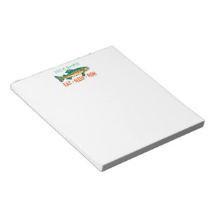 Bloc-note La pêche amusante qui dit