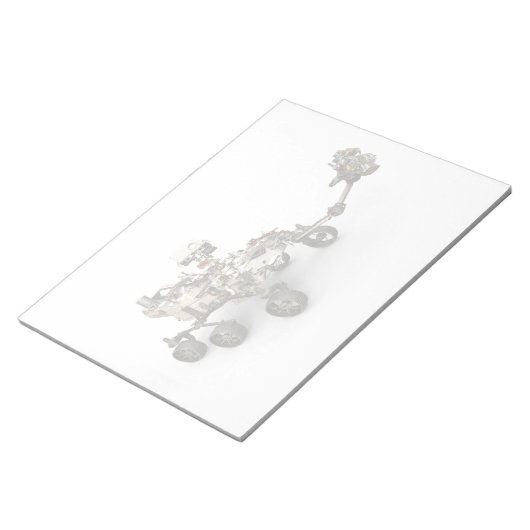 Bloc-note La Persévérance Mars Rover Sur Arrière - plan Blan (Incliné)