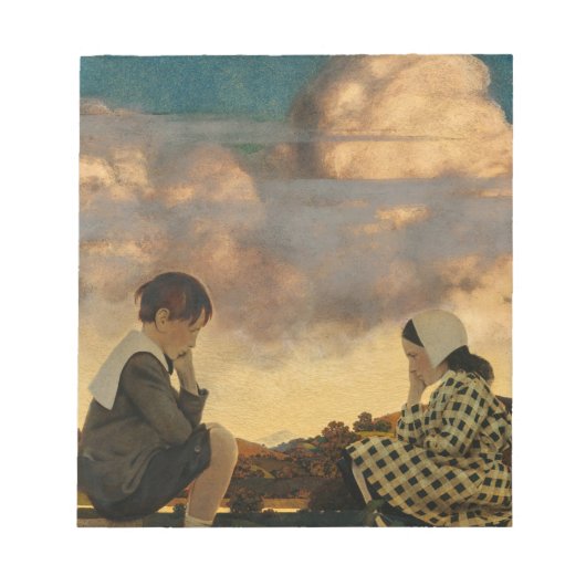 Bloc-note La Petite Pêche, 1904 par Maxfield Parrish (Devant)