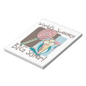 Bloc-note La plus douce des grandes soeurs du monde (Tourné)