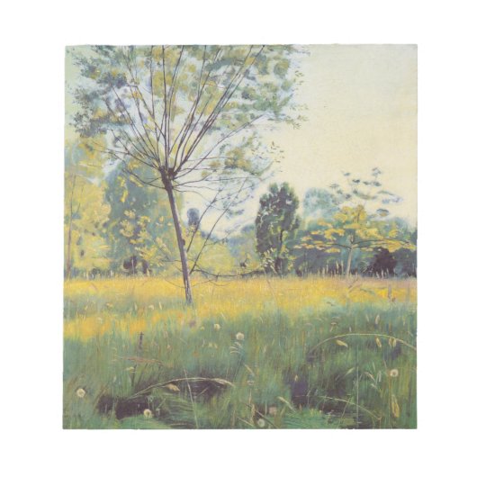 Bloc-note La Prairie dorée (par Ferdinand Hodler) (Devant)