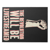 Bloc-note La révolution sera livestreamed (Devant)