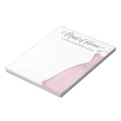 Bloc-note La servante d'honneur de la fête nuptiale robe ros (Tourné)