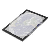 Bloc-note La Terre Pleine Montre Des Systèmes À Faible Press (Incliné)