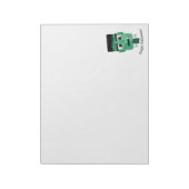 Bloc-note La tête du monstre Frankenstein (Tourné)