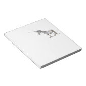 Bloc-note La très Dernière licorne (Incliné)