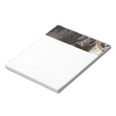 Bloc-note La Turquie sauvage Plumes I Abstrait Nature Design (Tourné)