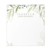 Bloc-note La verdure géométrique (Devant)