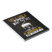 Bloc-note La Vie Est Comme Un Piano (Incliné)