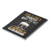 Bloc-note La Vie Est Comme Un Piano (Tourné)