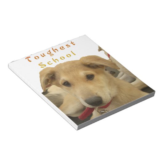 Bloc-note "La vie est l'école la plus difficile" (Incliné)