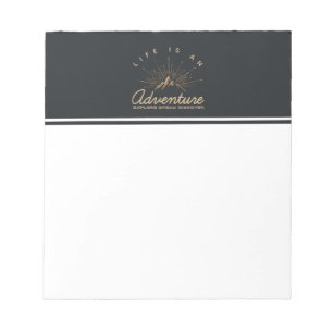 Bloc-note La vie est une aventure Explore Dream Découvrir