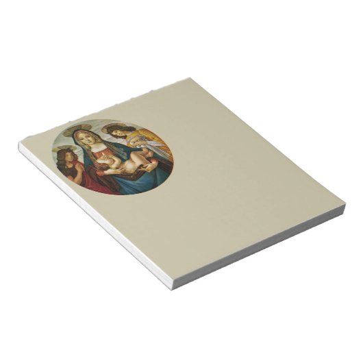 Bloc-note La Vierge à l'enfant de Botticelli (Incliné)