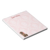 Bloc-note Laboratoire de chocolat Rose de Valentine (Incliné)