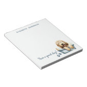 Bloc-note Labradoodle Chien Personnalisé (Incliné)