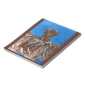 BLOC-NOTE LABRADOR CHOCOLAT (Tourné)