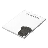 Bloc-note Labrador noir (Tourné)