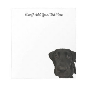 Bloc-note Labrador noir