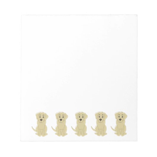 Bloc-note Labrador Retriever (Devant)