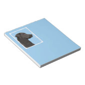 Bloc-note Labrador Retriever Black Peinture Original Chien A (Incliné)