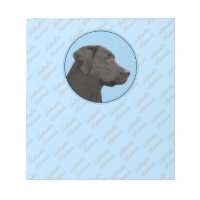 Labrador Retriever Black Peinture Original Chien A
