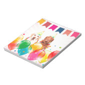 Bloc-note Labrador Retriever Dog Balloons Anniversaire (Tourné)
