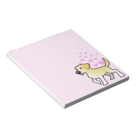 Bloc-note Labrador Retriever Love (Incliné)