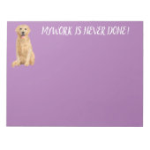 BLOC-NOTE LABRADOR RETRIEVER NOTEPAD (Devant)