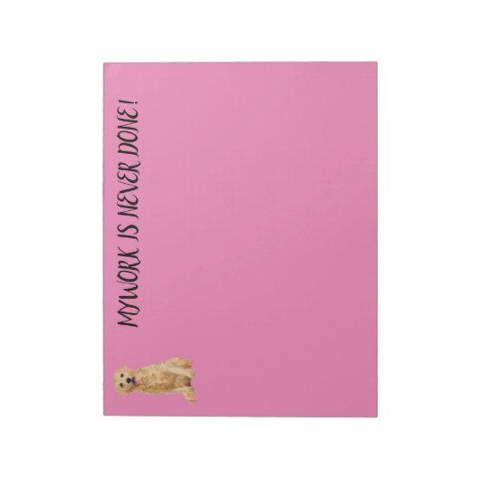 BLOC-NOTE LABRADOR RETRIEVER NOTEPAD (Tourné)