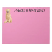 BLOC-NOTE LABRADOR RETRIEVER NOTEPAD (Devant)